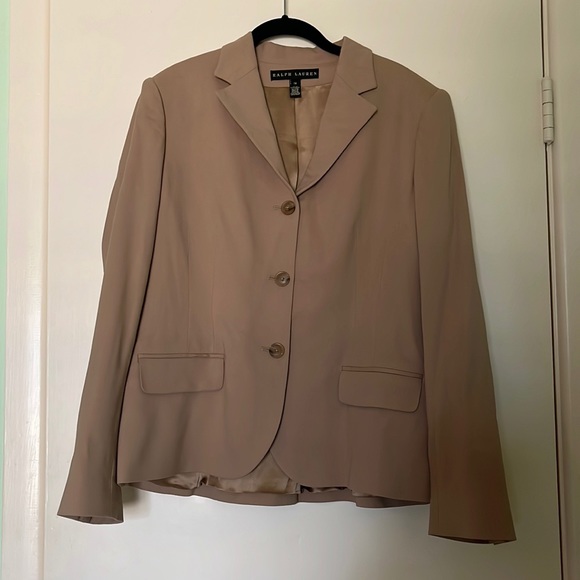 Ralph Lauren Tan Blazer - Picture 1 of 3